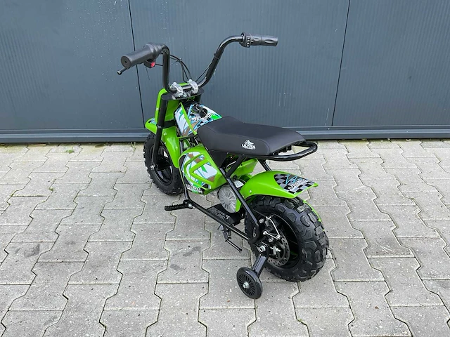 Ultra motocross 250dh 27fe monkey bike groen kinderfiets - afbeelding 5 van  14