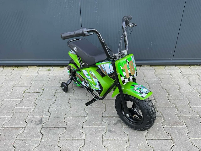 Ultra motocross 250dh 27fe monkey bike groen kinderfiets - afbeelding 10 van  14