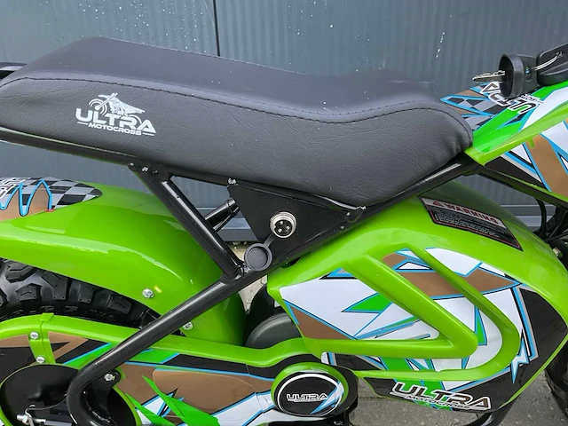 Ultra motocross 250dh 27fe monkey bike groen kinderfiets - afbeelding 13 van  14