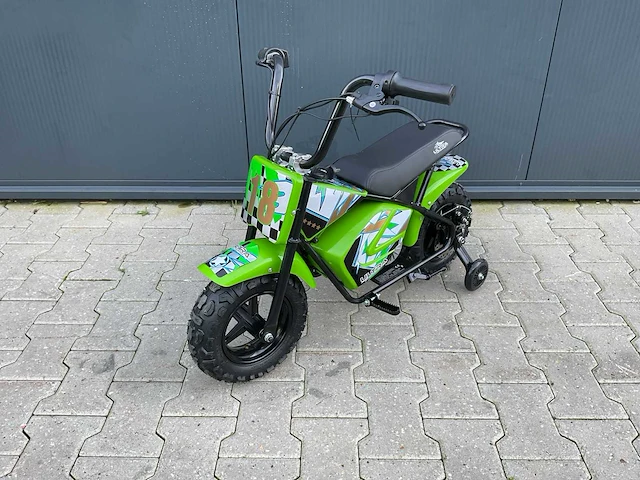 Ultra motocross 250dh 27fe monkey bike groen kinderfiets - afbeelding 9 van  20
