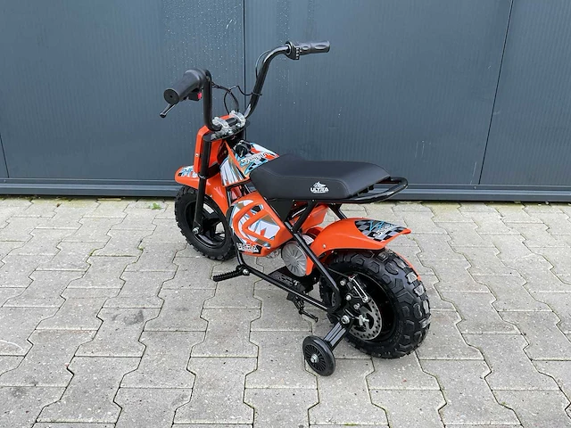 Ultra motocross 250dh 27fe monkey bike oranje kinderfiets - afbeelding 5 van  16