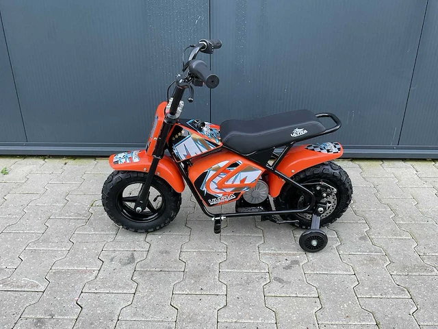 Ultra motocross 250dh 27fe monkey bike oranje kinderfiets - afbeelding 7 van  16