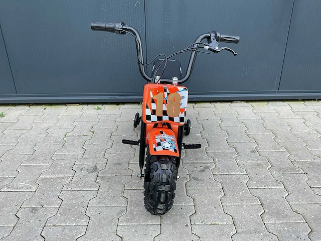 Ultra motocross 250dh 27fe monkey bike oranje kinderfiets - afbeelding 9 van  16