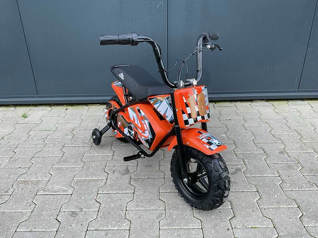 Ultra motocross 250dh 27fe monkey bike oranje kinderfiets - afbeelding 10 van  16