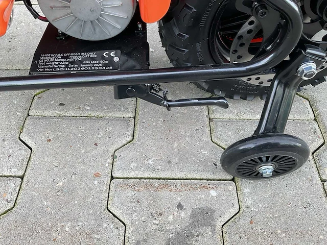 Ultra motocross 250dh 27fe monkey bike oranje kinderfiets - afbeelding 3 van  20