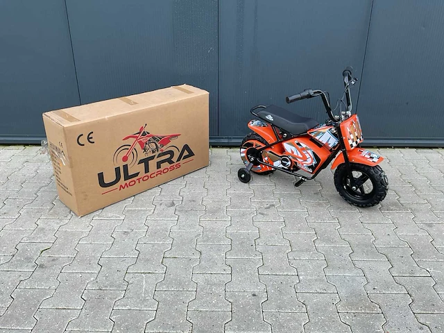 Ultra motocross 250dh 27fe monkey bike oranje kinderfiets - afbeelding 13 van  20