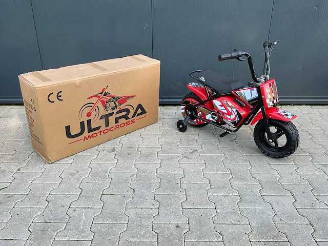 Ultra motocross 250dh 27fe monkey bike rood kinderfiets - afbeelding 1 van  18