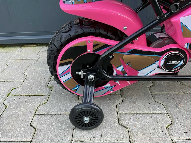 Ultra motocross 250dh 27fe monkey bike roze kinderfiets - afbeelding 14 van  16