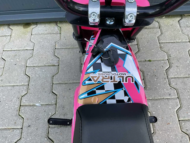 Ultra motocross 250dh 27fe monkey bike roze kinderfiets - afbeelding 6 van  20