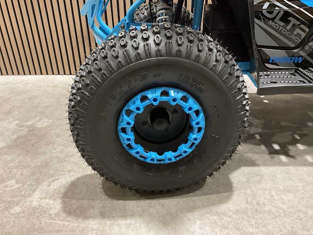 Ultra motocross atv005e 1500watt 27ja blauw quad - afbeelding 10 van  43