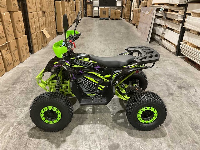 Ultra motocross atv005e 1500watt 27ja groen quad - afbeelding 1 van  46