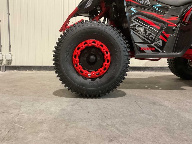 Ultra motocross atv005e 1500watt 27ja rood quad - afbeelding 28 van  49