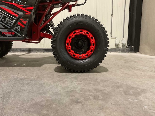 Ultra motocross atv005e 1500watt 27ja rood quad - afbeelding 29 van  49