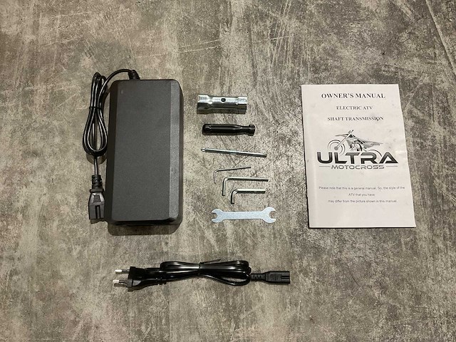 Ultra motocross atv005e 1500watt 27ja rood quad - afbeelding 11 van  56