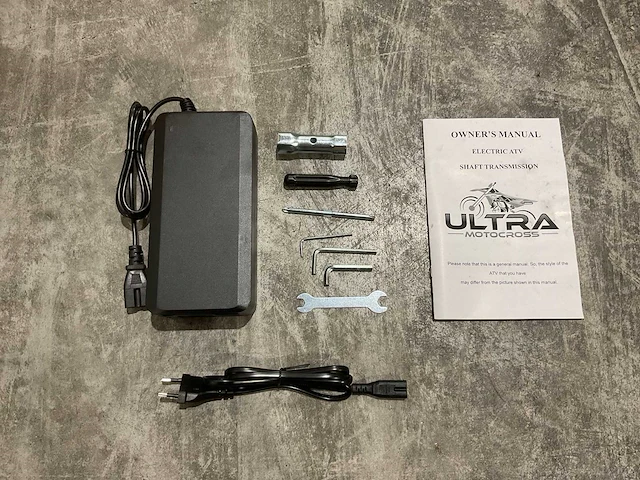 Ultra motocross atv005e 1500watt 27ja rood quad - afbeelding 11 van  57