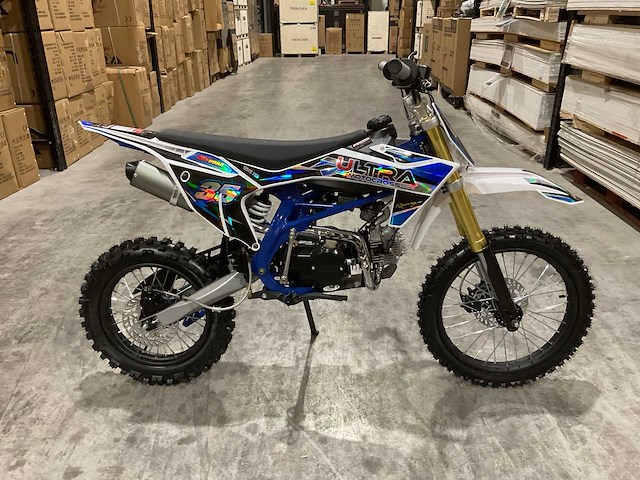 Ultra motocross db003 26de 125cc blauw motorfiets - afbeelding 13 van  14