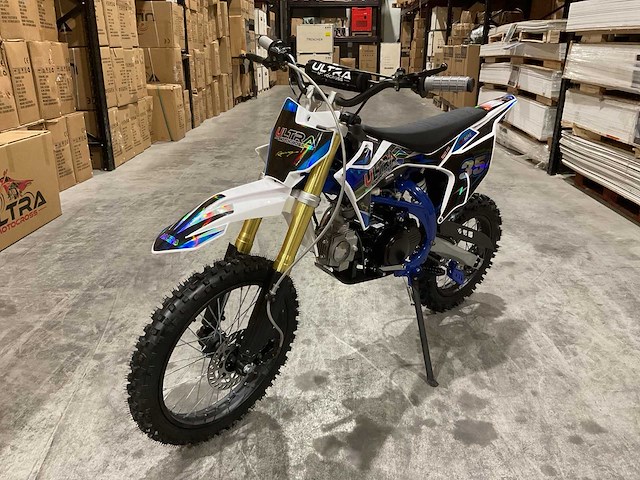 Ultra motocross db003 26de 125cc blauw motorfiets - afbeelding 1 van  8