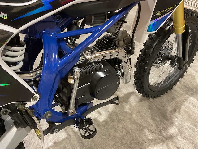 Ultra motocross db003 26de 125cc blauw motorfiets - afbeelding 5 van  8