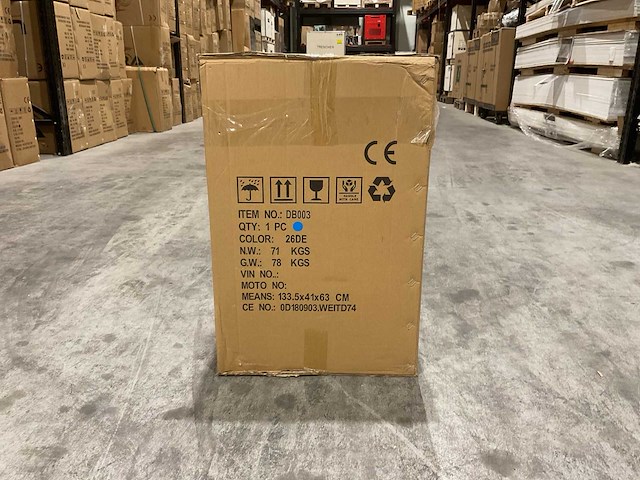 Ultra motocross db003 26de 125cc blauw motorfiets - afbeelding 10 van  18