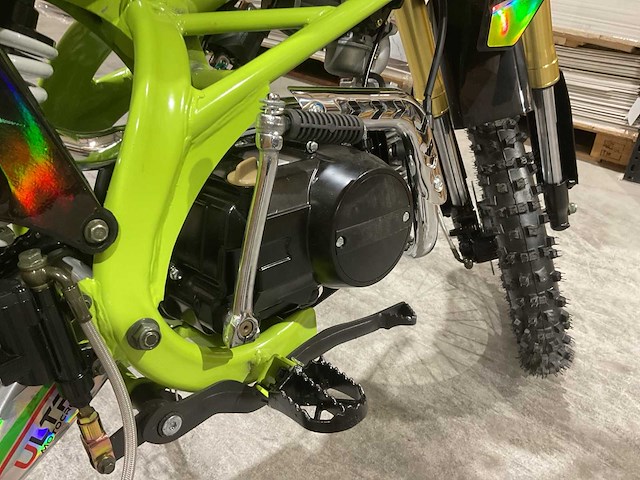 Ultra motocross db003 26de 125cc groen motorfiets - afbeelding 18 van  18
