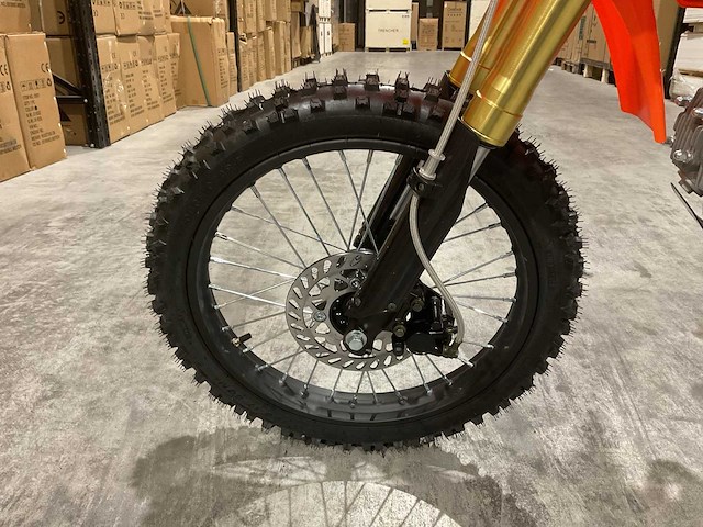 Ultra motocross db003 26de 125cc oranje motorfiets - afbeelding 12 van  18