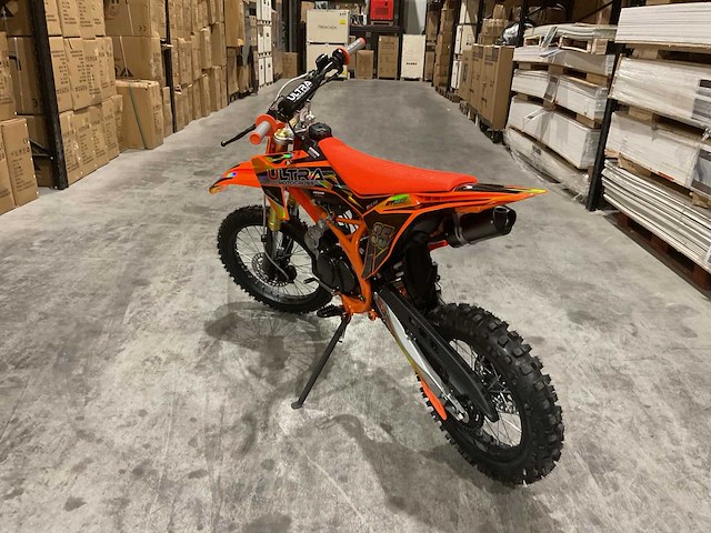 Ultra motocross db003 26de 125cc oranje motorfiets - afbeelding 7 van  18