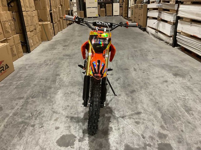 Ultra motocross db003 26de 125cc oranje motorfiets - afbeelding 16 van  16