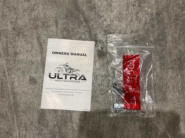Ultra motocross db003 26de 125cc oranje motorfiets - afbeelding 8 van  18