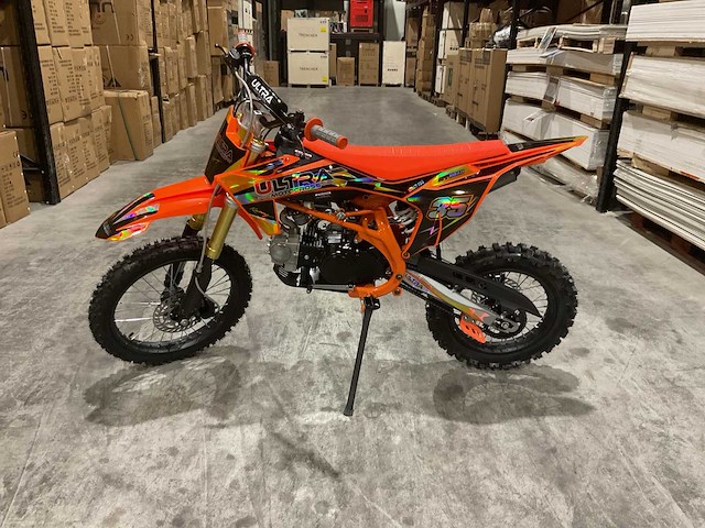 Ultra motocross db003 26de 125cc oranje motorfiets - afbeelding 11 van  18