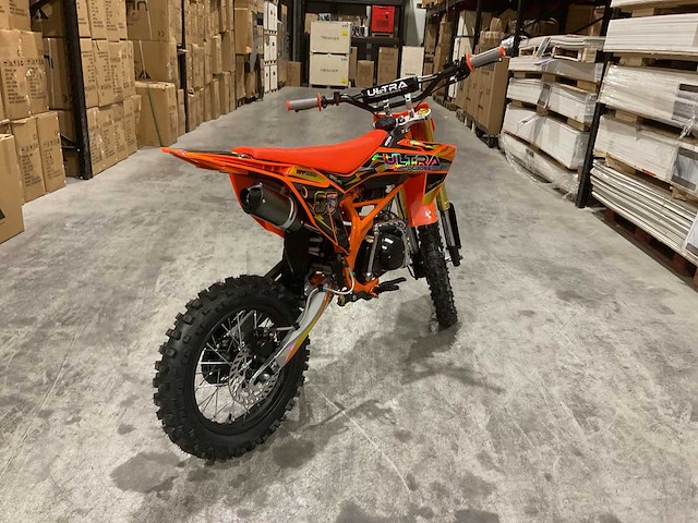Ultra motocross db003 26de 125cc oranje motorfiets - afbeelding 10 van  18