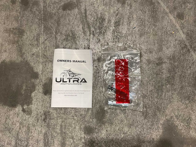 Ultra motocross db003 26de 125cc rood motorfiets - afbeelding 5 van  9