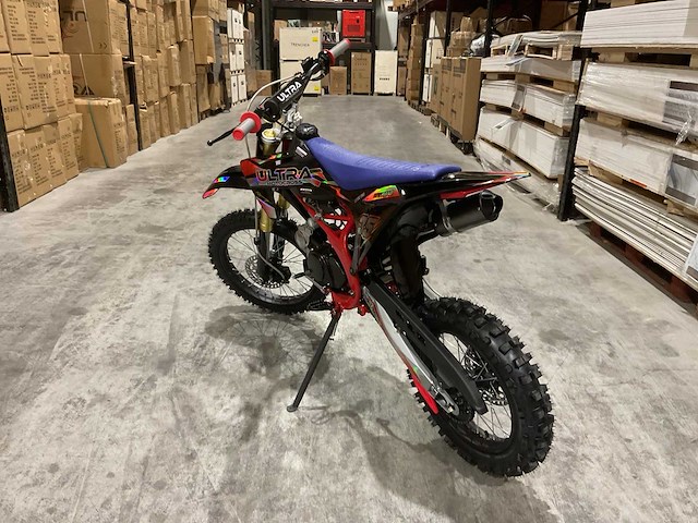 Ultra motocross db003 26de 125cc rood motorfiets - afbeelding 6 van  11