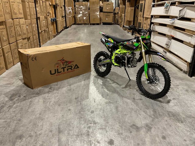 Ultra motocross db003 groen 27ju motorfiets - afbeelding 15 van  52