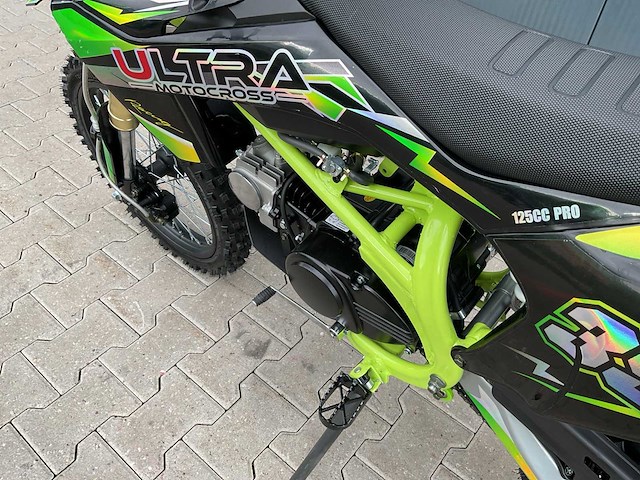 Ultra motocross db003 groen 27ju motorfiets - afbeelding 50 van  52