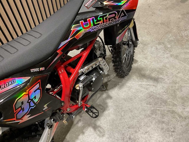 Ultra motocross db003 rood 27ju motorfiets - afbeelding 27 van  39