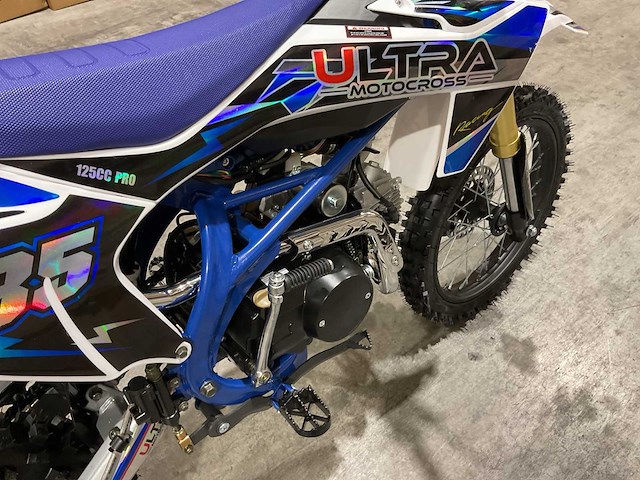 Ultra motocross db003es 27ap blauw motorfiets - afbeelding 21 van  55