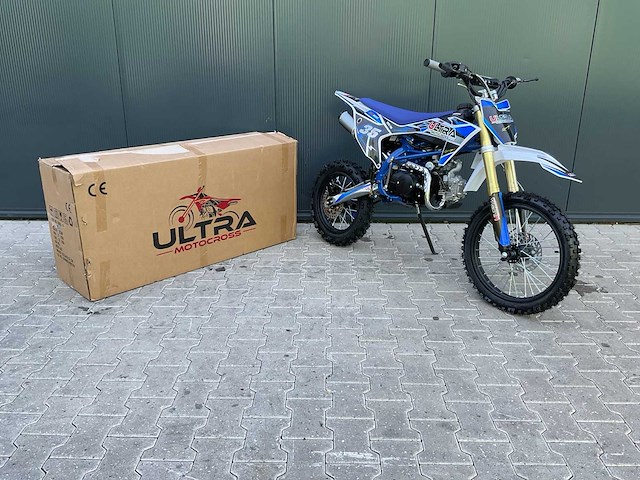 Ultra motocross db003es 27ap blauw motorfiets - afbeelding 12 van  55