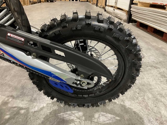 Ultra motocross db003es 27ap blauw motorfiets - afbeelding 29 van  55