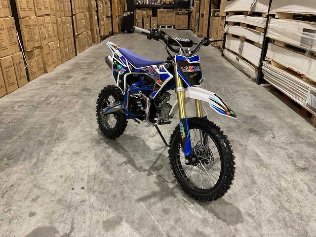 Ultra motocross db003es 27ap blauw motorfiets - afbeelding 32 van  55