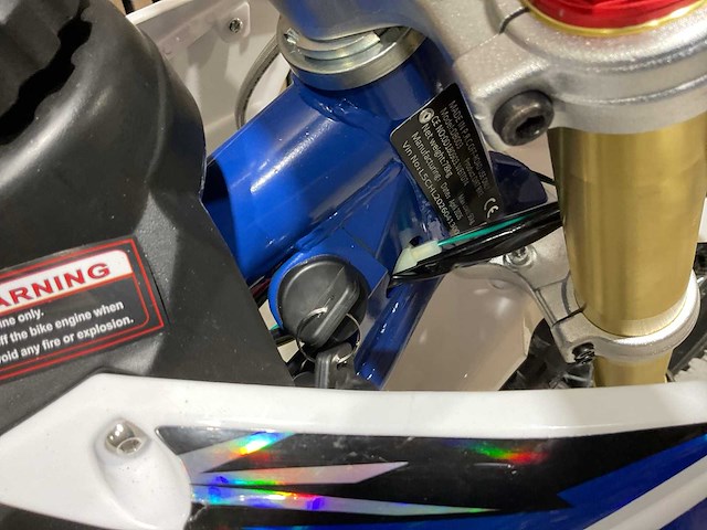 Ultra motocross db003es 27ap blauw motorfiets - afbeelding 41 van  55