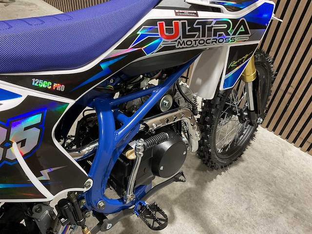 Ultra motocross db003es 27ap blauw motorfiets - afbeelding 46 van  55