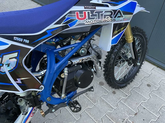 Ultra motocross db003es 27ap blauw motorfiets - afbeelding 23 van  55