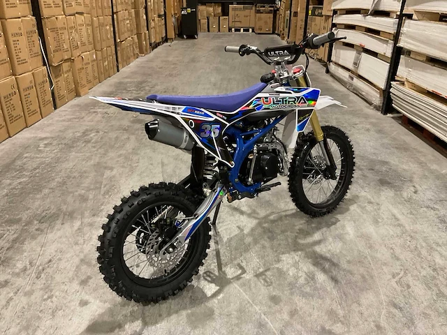 Ultra motocross db003es 27ap blauw motorfiets - afbeelding 38 van  55