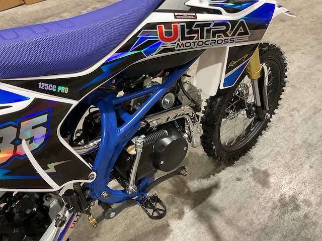 Ultra motocross db003es 27ap blauw motorfiets - afbeelding 41 van  55