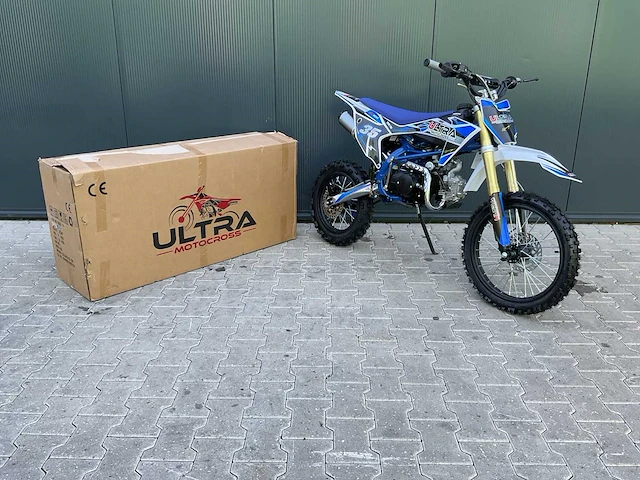 Ultra motocross db003es 27ap blauw motorfiets - afbeelding 32 van  55