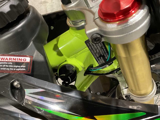 Ultra motocross db003es 27ap groen motorfiets - afbeelding 15 van  38