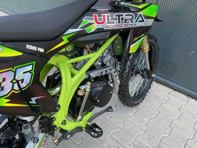 Ultra motocross db003es 27ap groen motorfiets - afbeelding 2 van  48