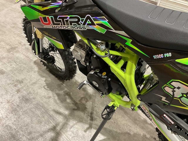 Ultra motocross db003es 27ap groen motorfiets - afbeelding 22 van  48
