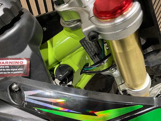 Ultra motocross db003es 27ap groen motorfiets - afbeelding 35 van  48