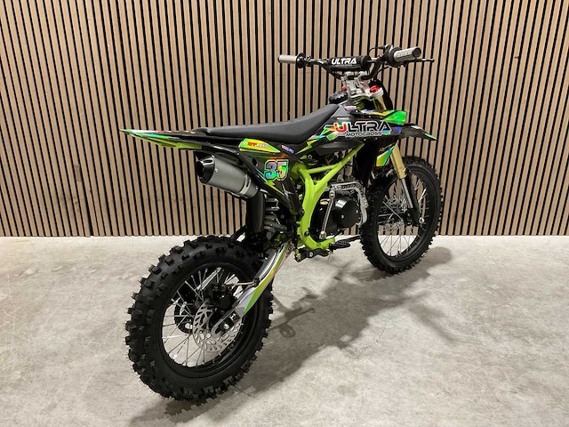 Ultra motocross db003es 27ap groen motorfiets - afbeelding 36 van  48